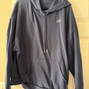 Alo Yoga Accolade hoodie navy